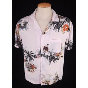 Rhude Hawaiian Shirt Size S Mens Pink Multi S/S 2022 NWT